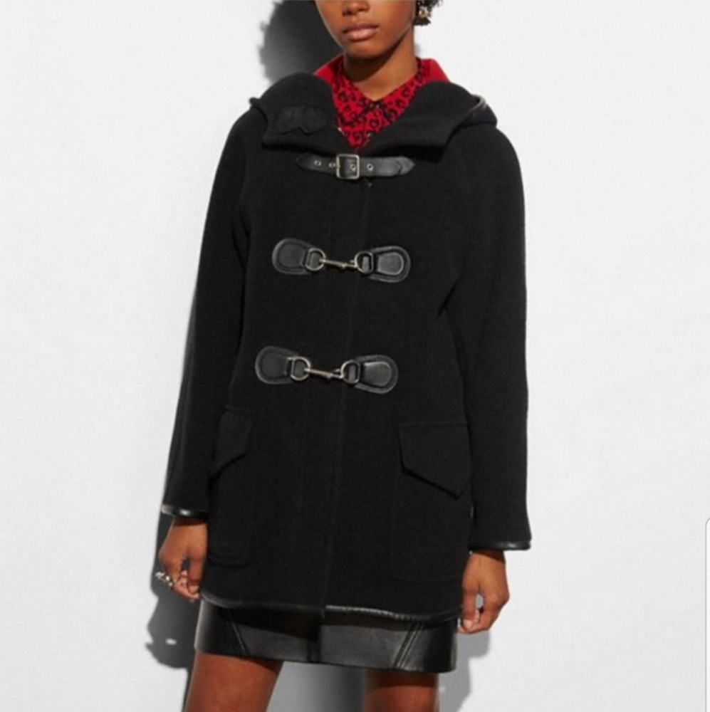 Coach Dog Clip Duffle Coat